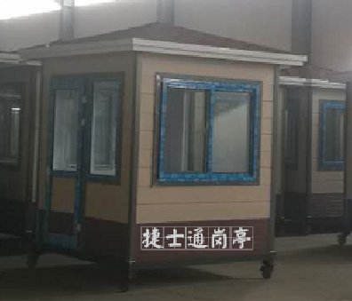 安徽省宣城市香江大地幼兒園，2乘2雕花板崗亭1個(gè)