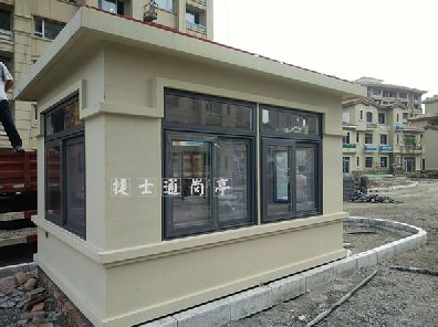 天津津南區，1個(gè)真石漆崗亭，2.78乘3.58